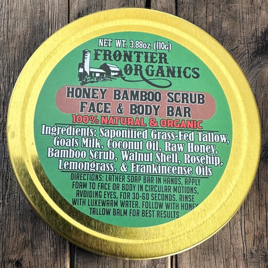 Honey Bamboo Scrub Bar
