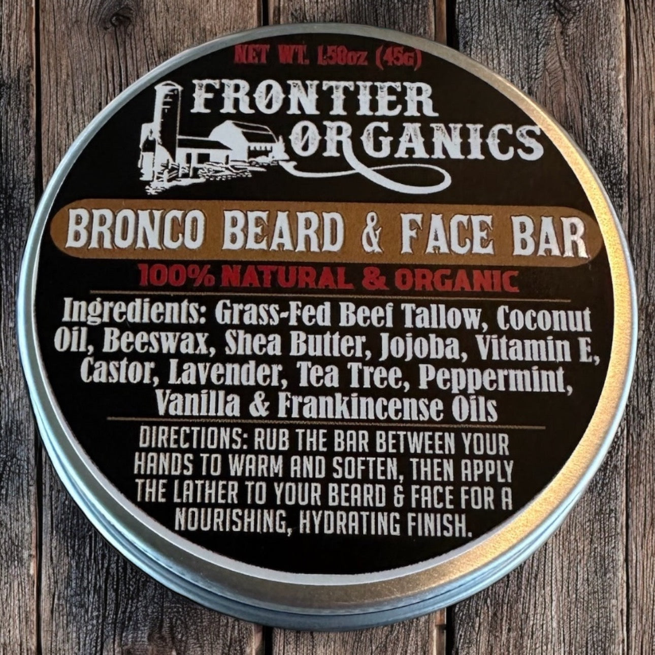 Bronco Beard & Face Moisturizing Bar