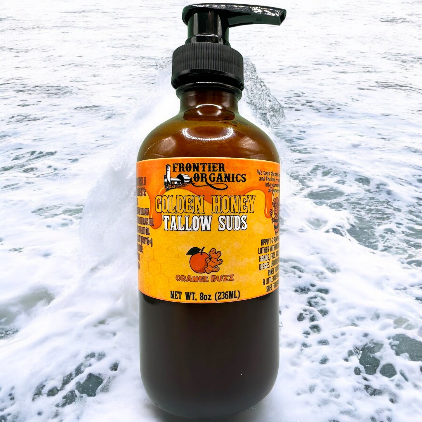 Golden Honey Tallow Suds - All Purpose Liquid Soap