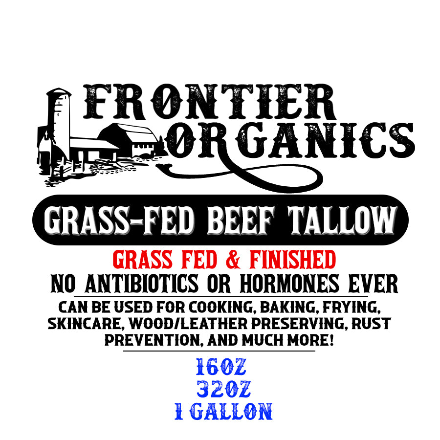 Grass-Fed & Finished Beef Suet Tallow