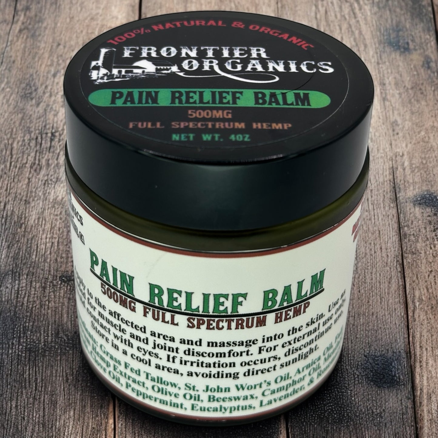 Pain Relief Balm 4oz (500mg Full Spectrum Hemp)