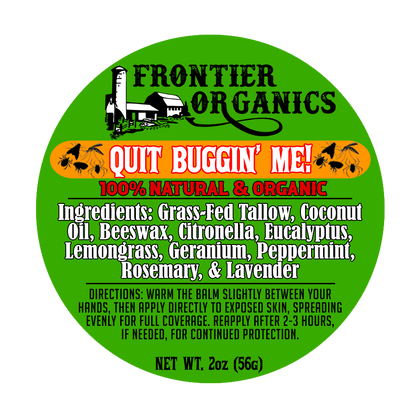 “Quit Buggin’ Me!” Insect Repellant