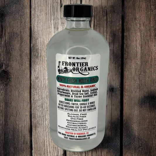 Minty Fresh Mouth Rinse (Alcohol Free)