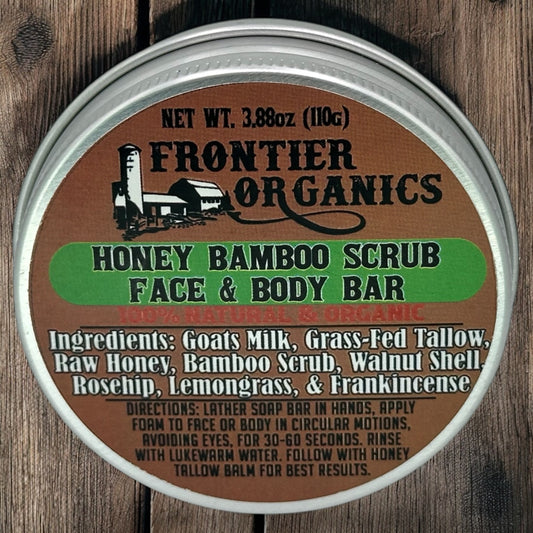 Honey Bamboo Scrub Bar