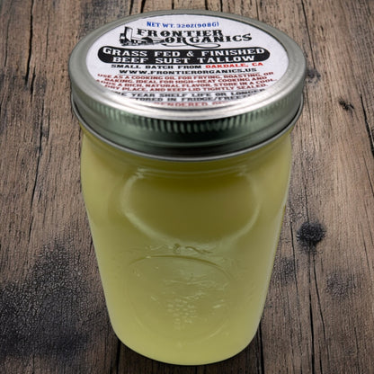 Grass-Fed & Finished Beef Suet Tallow