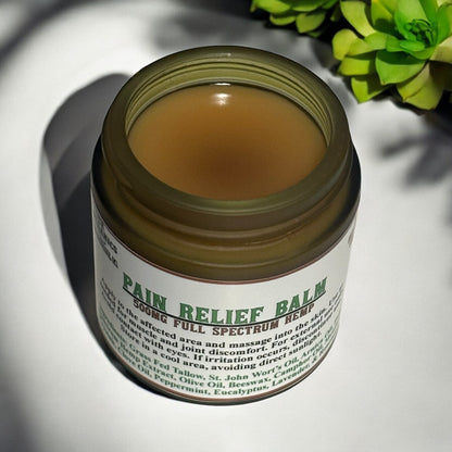 Pain Relief Balm 4oz (500mg Full Spectrum Hemp)