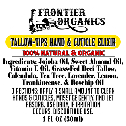 Tallow-Tips Hand & Cuticle Elixir